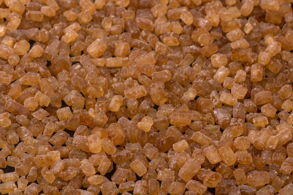 Candy brown crystals
