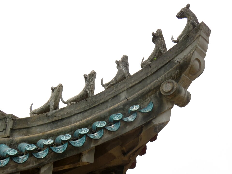 Roof asian style temple