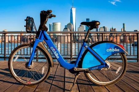 Citi Bike along Hudson River Waterfront