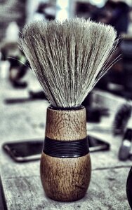Bristles men shaving