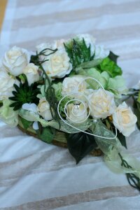 Bouquet decoration white