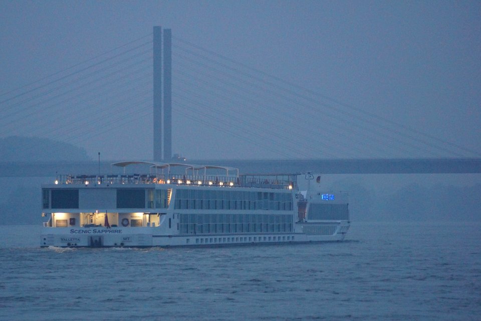 Nebel auf dem Rhein