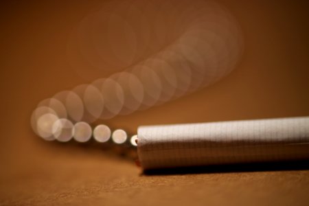 cigarette smoke bokeh
