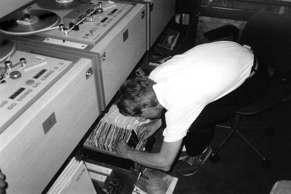 NOS Telefunken taperecorder in a NOS Radiostudio.