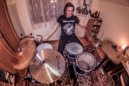 Drum training on fisheye