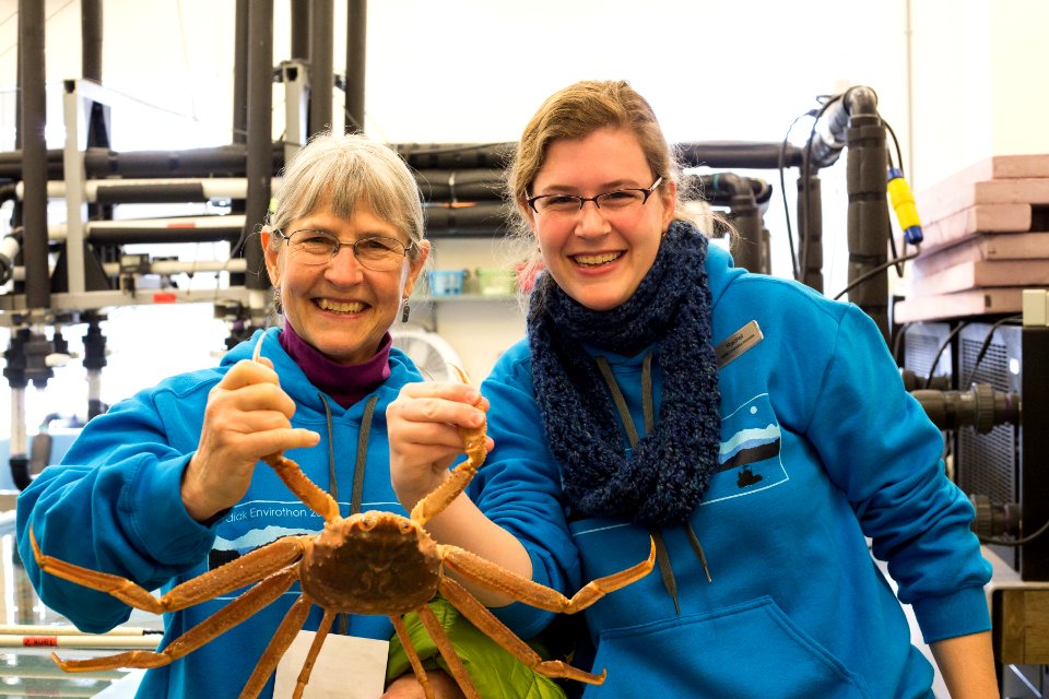 Checking out crab research
