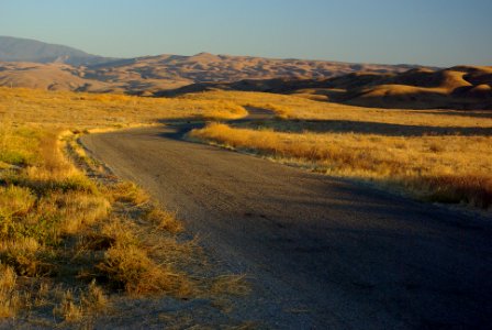Soda Lake Road, south end, looking south -05