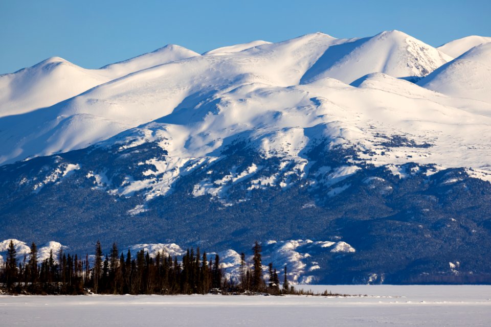 Kenai Mountains across Skilak Lake