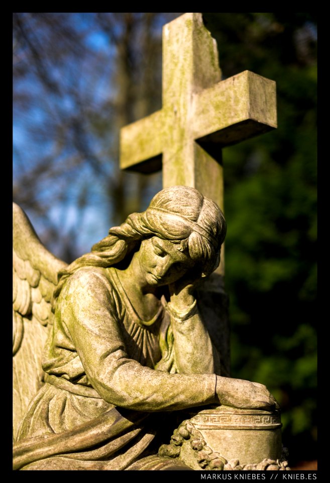 Bokeh Tomb Stone photo