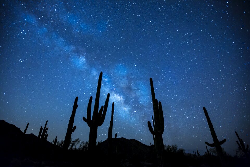 Sky landscape desert