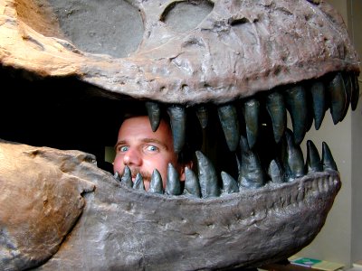 Palaeontologist in danger