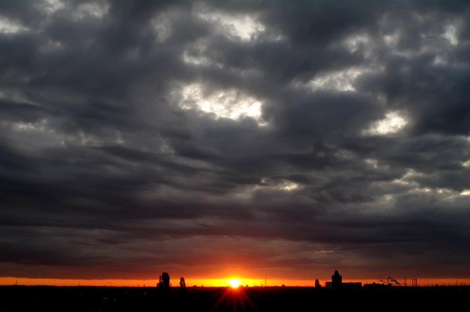 Sonnenuntergang im Ruhrgebiet