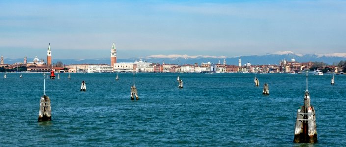 Alps Behind Venice photo