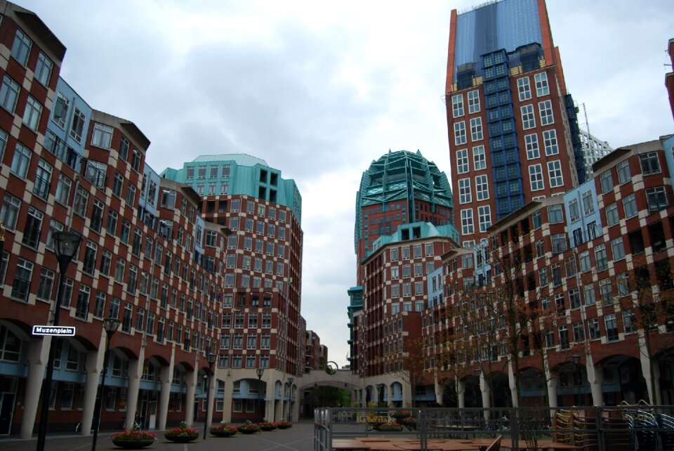 Architecture houses facade
