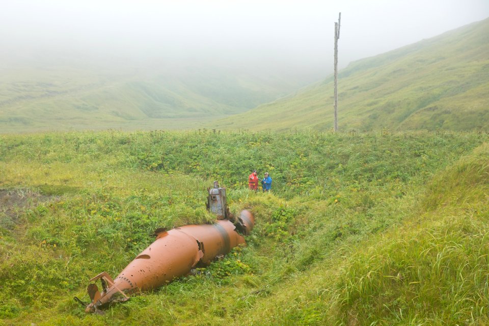 Japanese submarine remains, Kiska