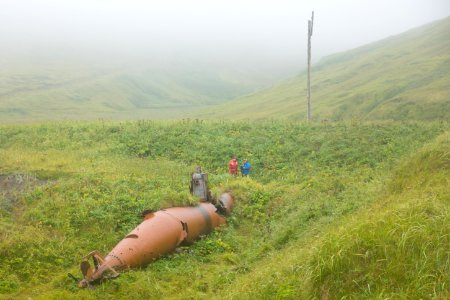 Japanese submarine remains, Kiska