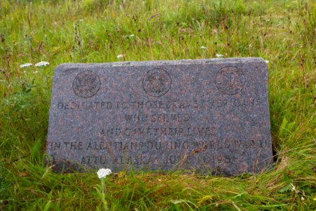 Memorial above Massacre Bay, Attu