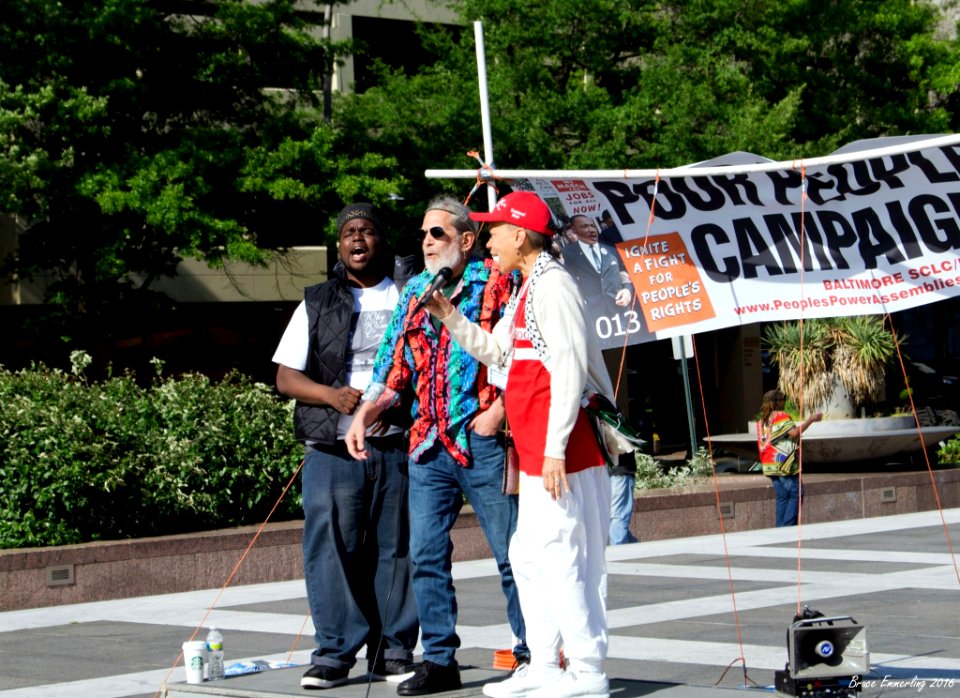 Participants in the Poor People's Campaign March to DC