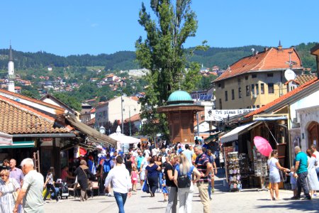 Sebilj wooden fountain