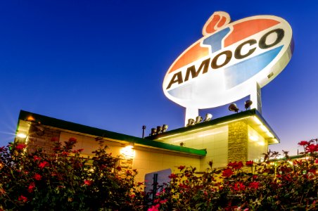 Blue Amoco photo