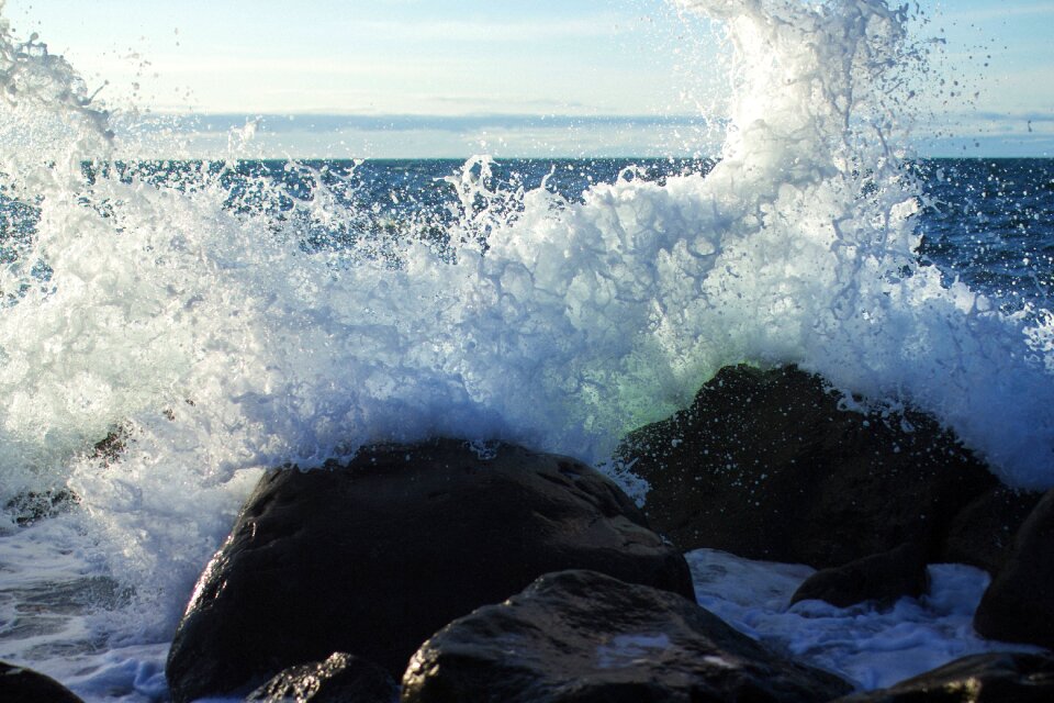 Coast shore stones