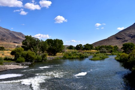 Derby Dam along the Truckee River, Nevada