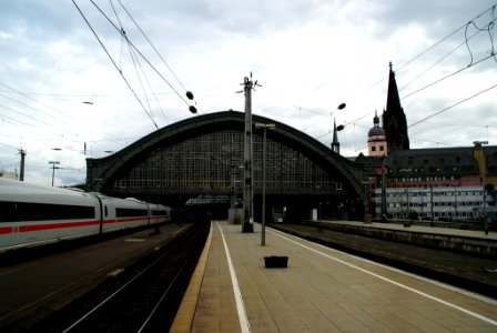Köln HBF / Cologne Mainstation (backside) photo