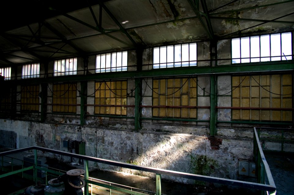leere Maschinenhalle