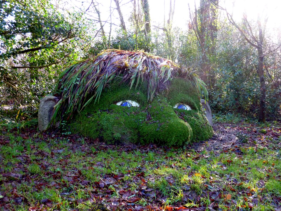 Stone figure figure park