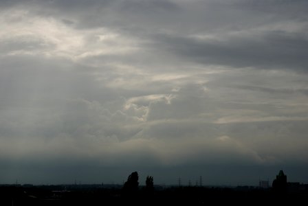 Wolken kurz vorm Platzregen