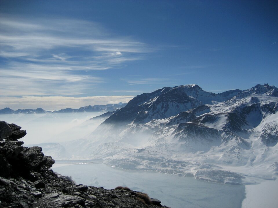 Alps landscape lake