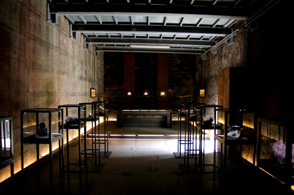 kleine Mineralienausstellung