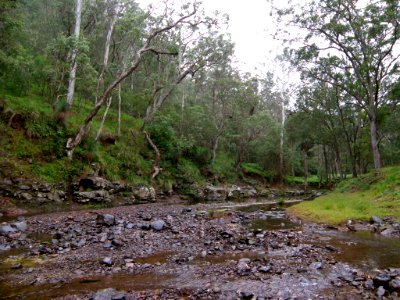 CREEK AT THE EDGE OF THE GOOMBURRA NAT PARK photo