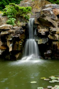 Wasserfall im Chinesischen Garten