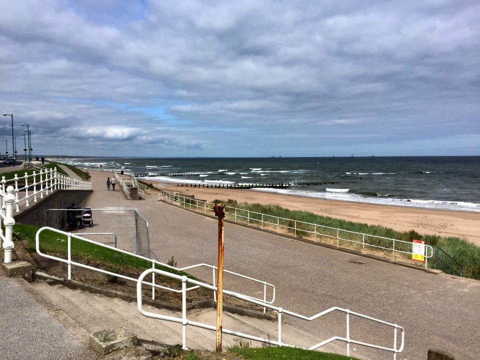 Windy Aberdeen Beach