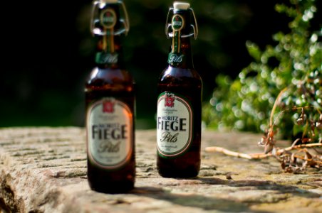 Beer and bokeh on a sunny saturday afternoon