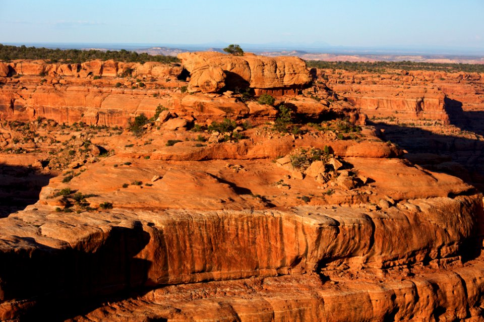 Close-up of land bridge