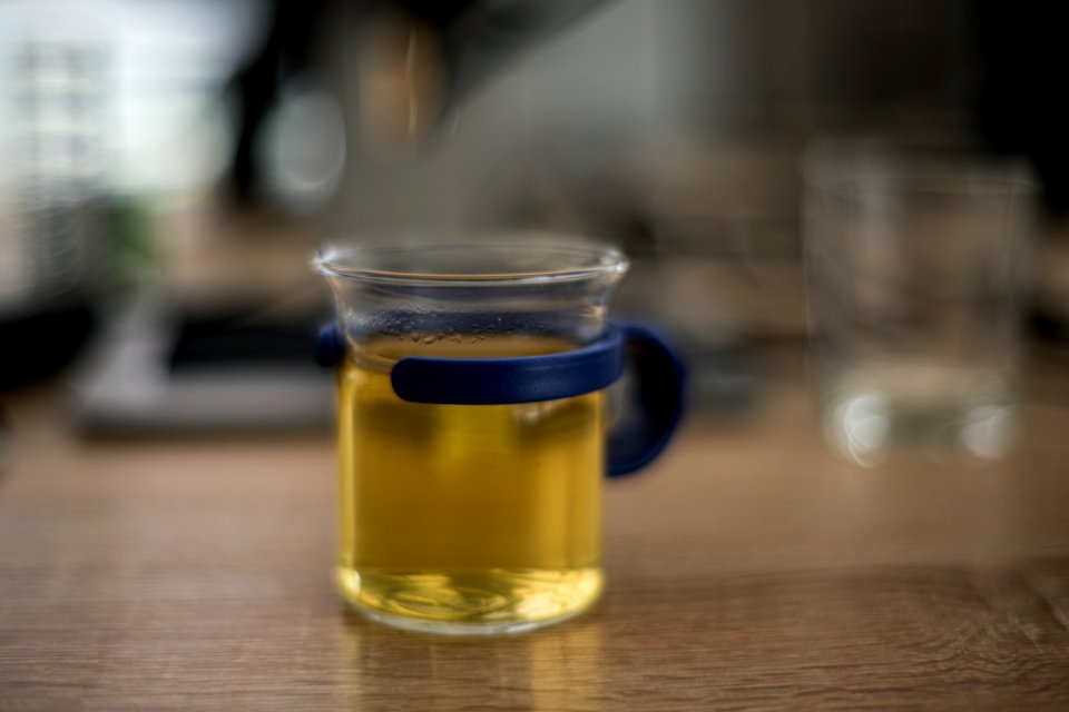 a cup of Wen-Shan Pouchong