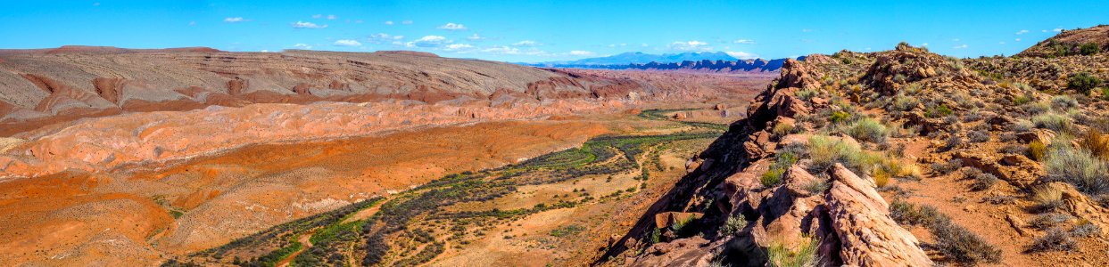 Panoramic view of landscape photo