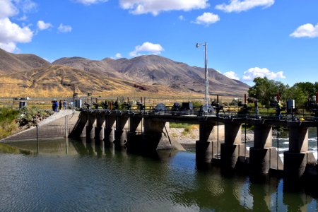 Derby Dam along the Truckee River, Nevada