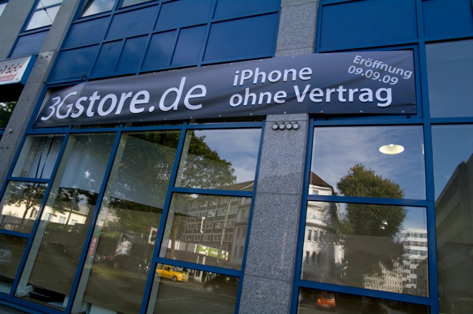 am 09.09.09 eröffnet der 3Gstore in Bochum das Ladenlokal