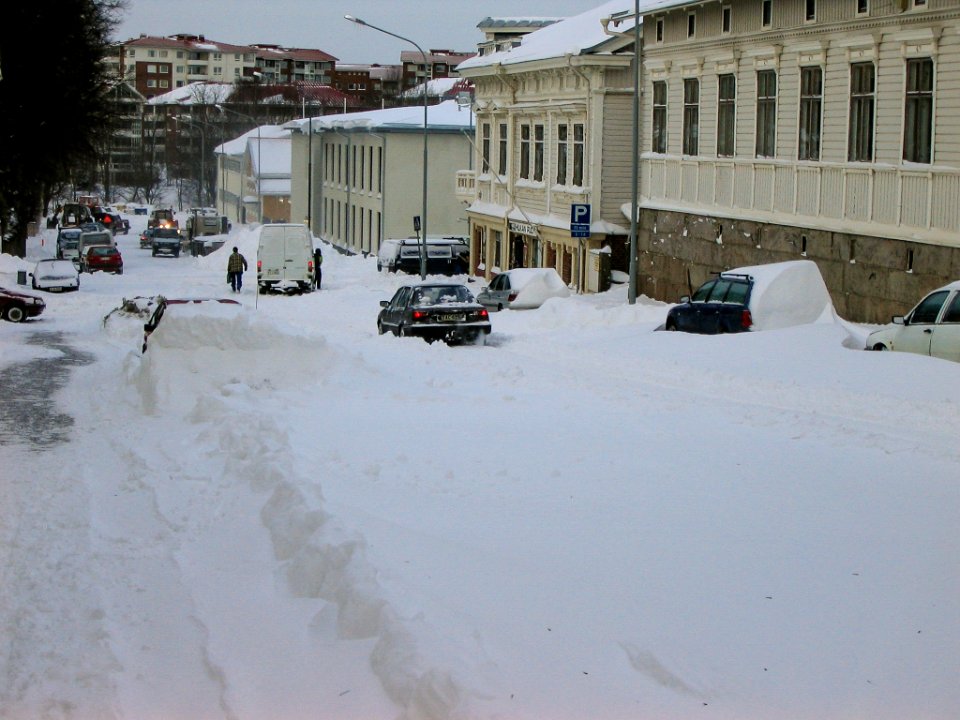 Snowcalypse in Turku 2003