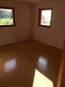 Floor painted.