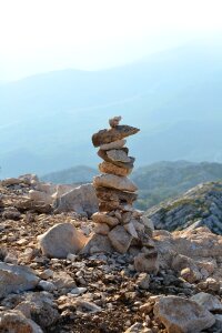 Rocks boulders panorama