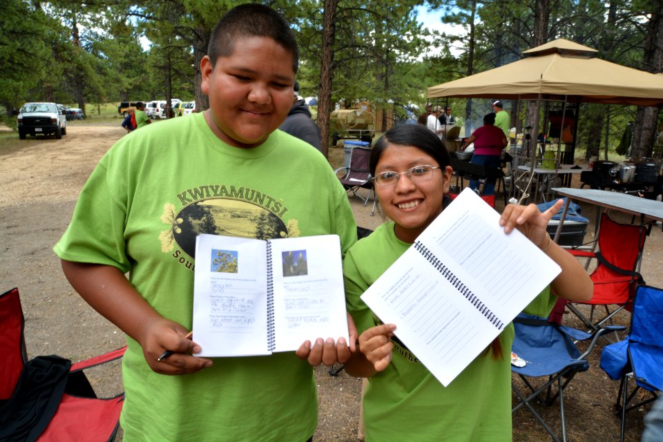 Happy campers at Camp Kwiyamuntsi for Southern Paiute youth near Bryce Canyon NP. Photo by BLM-Utah.
