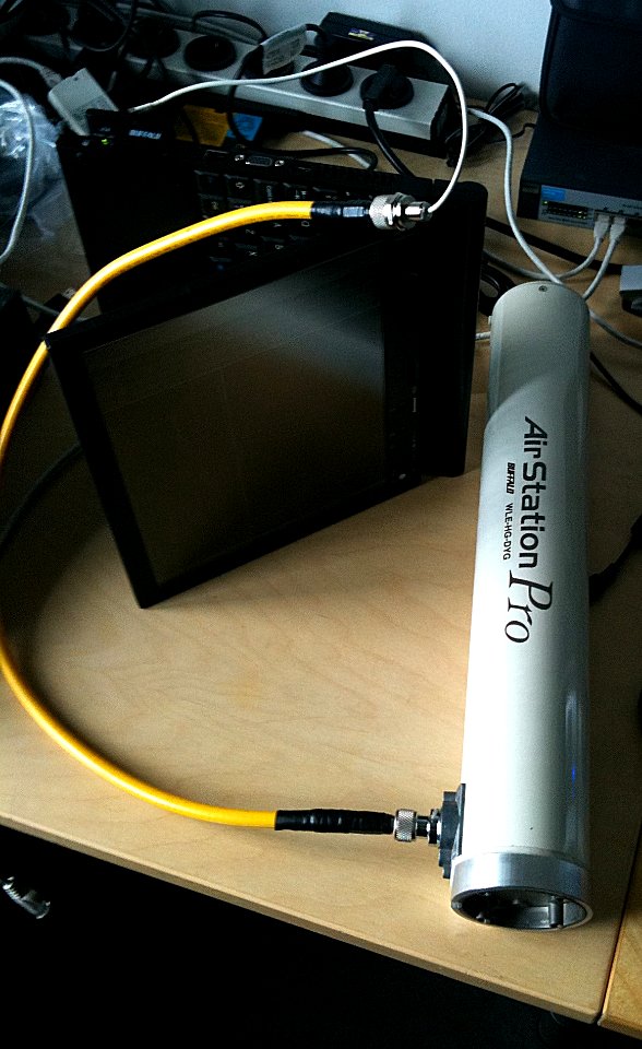Wi-Fi scanner with Frankentenna