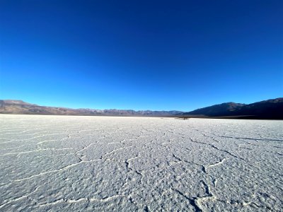 Saline lake in Saline Valley photo