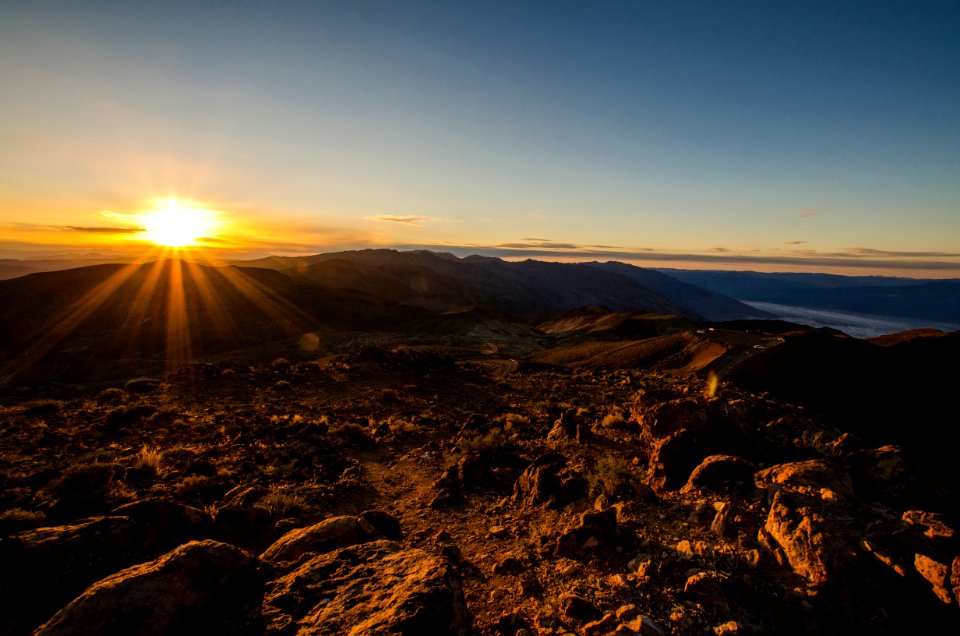Sunrise at Dante's Peak