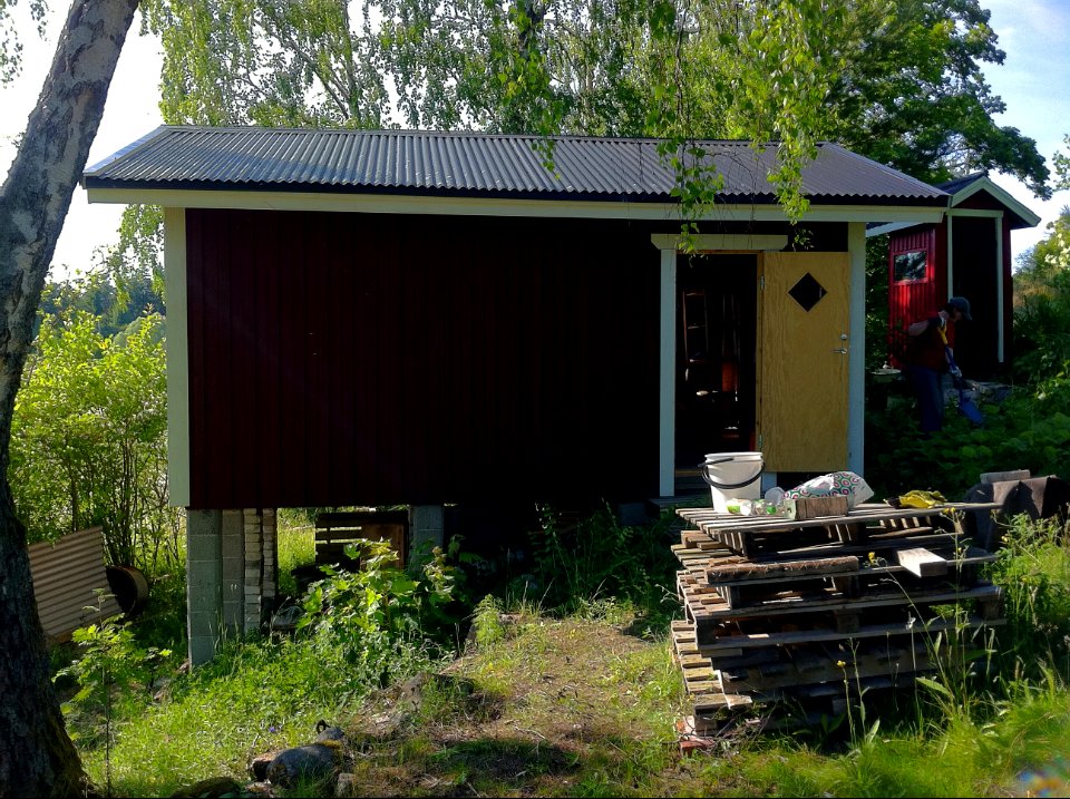 Stugan dag 1 - så börjar vi