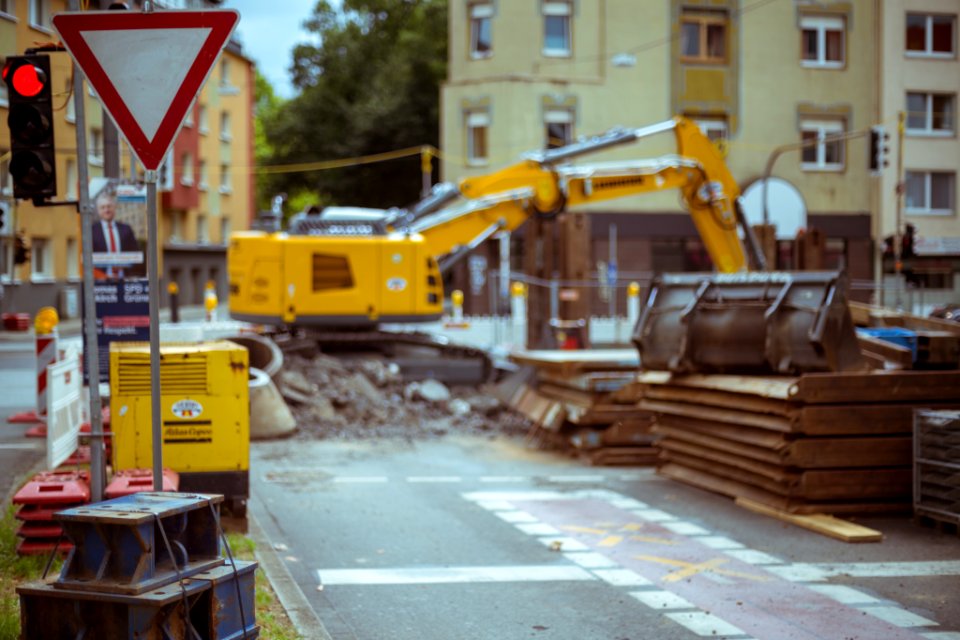 Baustelle Hattinger Straße